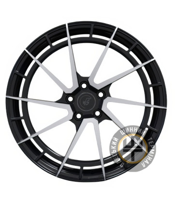 WS FORGED WS-17M 8x20 5x112 ET45 DIA57.1 Gloss Black Machined Face (Черный глянцевый полированное лицо)