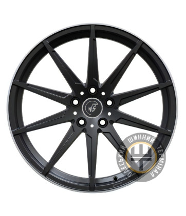 WS FORGED WS-44M 9x19 5x112 ET35 DIA66.5 Satin black lip polish