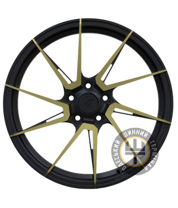 WS FORGED WS-50M 8x19 5x112 ET45 DIA57.1 Gloss Black Inside Gloss Bronze