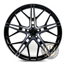 WS FORGED WS-76M 10.5x21 5x112 ET25 DIA66.5 Satin black with machined face