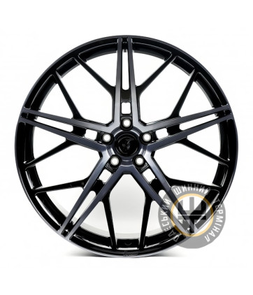 WS FORGED WS-76M 11.5x22 5x112 ET37 DIA66.5 Satin black with machined face