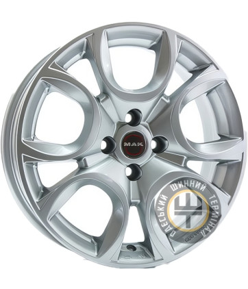Mak Torino 6x15 5x98 ET39 DIA58.1 Silver (Серебро)