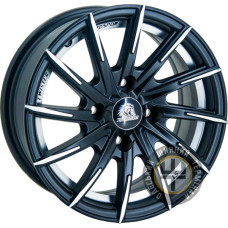 Replica Audi RD-S1 6x14 4x108 ET24 DIA65.1 Metall Cutting Black (Матовый черный с полировкой)
