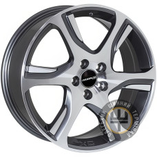 JH H491 7.5x18 5x108 ET55 DIA63.4 Gunmetal (Темно-серый)