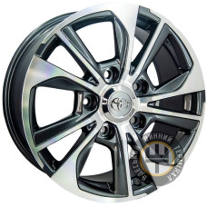 Replica Toyota GT DIM028 8x18 5x150 ET55 DIA110 Gun Metallic - Mirror Face