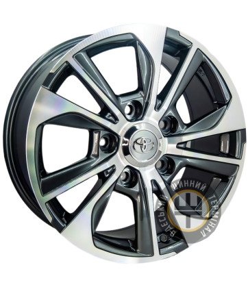 Replica Toyota GT DIM028 8x18 5x150 ET55 DIA110 Gun Metallic - Mirror Face