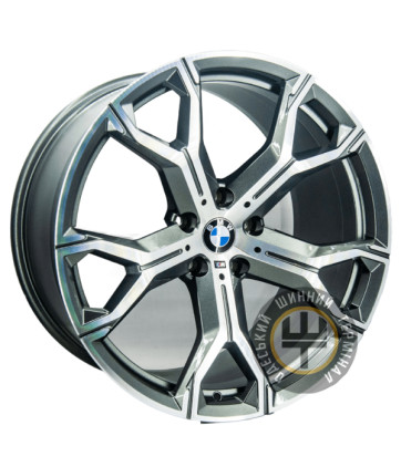 Replica BMW FORGED GT F2P031 10.5x20 5x112 ET40 DIA66.56 Grey Polished (Темно-серый с полированной лицевой частью)