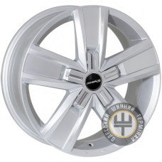 Zorat Wheels 7907 7x17 5x120 ET50 DIA65.1 Silver lip polish
