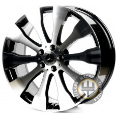 Replica MR1289 8.5x20 5x112 ET62 DIA66.6 Gloss Black Machined Face (Черный глянцевый полированное лицо)