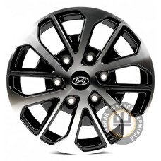 Replica HND6128 6.5x17 6x139.7 ET46 DIA92.5 Dark Gunmetal Machined Face