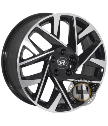 Zorat Wheels ZW-BK3S1072 7.5x18 5x114.3 ET45 DIA67.1 Black polished (Черный с полированной лицевой частью)