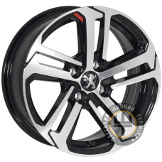 Zorat Wheels ZW-BK5447 6.5x15 4x108 ET25 DIA65.1 Machine black