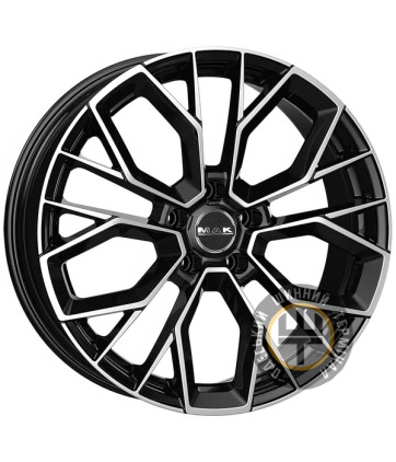Mak STILO 7.5x18 5x110 ET38 DIA65.1 Gloss Black (Черный глянец)