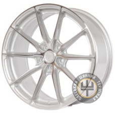 Japan Racing JR37 8.5x19 5x112 ET32 DIA72.6 Silver Machined Face