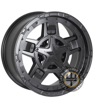 JH AR295 8x17 5x127 ET15 DIA77.8 Black Matt (Черный матовый)