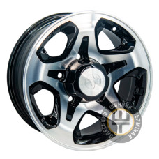 GT 212 7x16 5x150 ET2 DIA110.2 Черный с алмазной механической обработкой лицевой поверхности