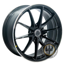 VLF ULF20 8.5x19 5x112 ET38 DIA66.56 Black Mirror Lip Polished
