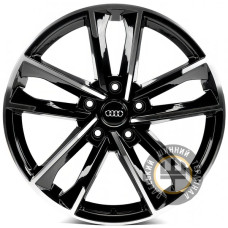 Replica A1065 9x20 5x130 ET59 DIA71.5 Gloss Black Machined Face (Черный глянцевый полированное лицо)