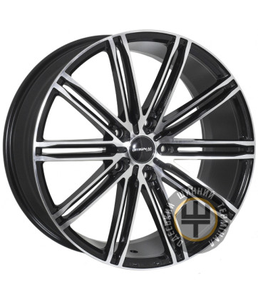 Zorat Wheels ZW-3303W 8.5x19 5x130 ET45 DIA71.6 Black polished (Черный с полированной лицевой частью)
