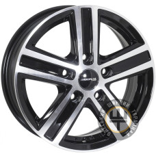 Zorat Wheels ZW-6592 6.5x16 5x120 ET55 DIA65.1 Black polished (Черный с полированной лицевой частью)