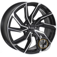Zorat Wheels ZW-YA6593 8x18 5x112 ET45 DIA57.1 Black polished (Черный с полированной лицевой частью)