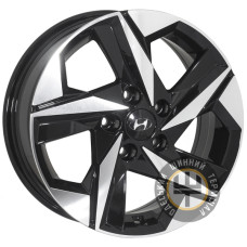 ZF 1622 6.5x16 5x114.3 ET40 DIA67.1 Черный с алмазной механической обработкой лицевой поверхности