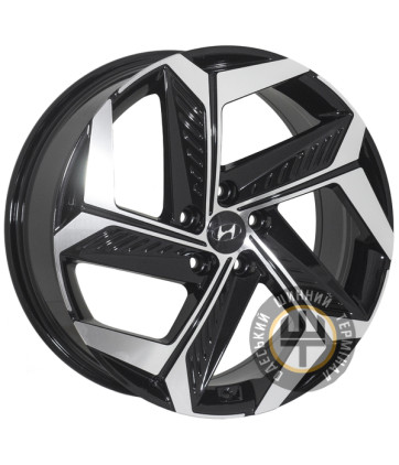 ZF D1926 7.5x19 5x114.3 ET50 DIA67.1 Черный с алмазной механической обработкой лицевой поверхности