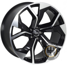 Zorat Wheels BK5758 10x22 5x112 ET21 DIA66.6 Black polished (Черный с полированной лицевой частью)