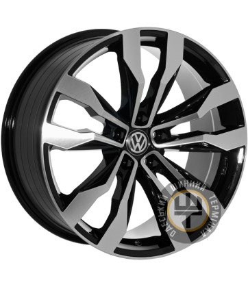 ZF TL0021 8.5x19 5x112 ET43 DIA57.1 Черный с алмазной механической обработкой лицевой поверхности