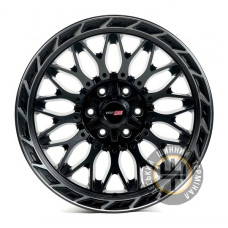 Off Road Wheels OW0335 10x22 10x139.7 ET-18 DIA110.1 Matt_Black_ML_Milling
