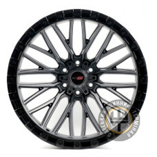Off Road Wheels OW1895 12x22 12x135 ET-44 DIA110.1 Matt_Gray_Lip_Matt_Black