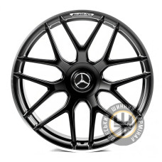 Replica MR921 8.5x19 5x112 ET46 DIA66.5 Matt Black Polished (Матовый черный полированный обод)