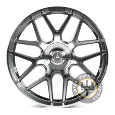 Replica MR8011 8.5x20 5x112 ET39 DIA66.6 Серый, полированные спицы и обод