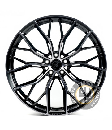 WS FORGED WS-212C 10.5x21 5x112 ET31 DIA66.5 Satin black with machined face