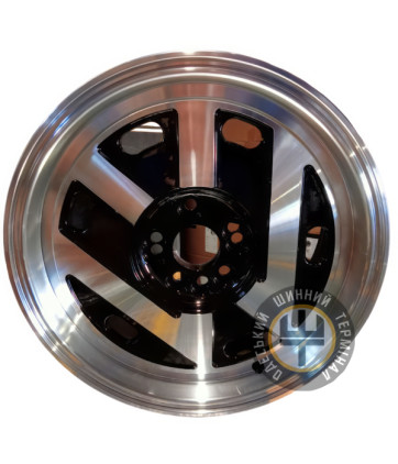 Replica Volkswagen GT DIM009 7x16 5x112 ET30 DIA57.1 Черный с алмазной механической обработкой лицевой поверхности