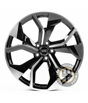 Replica A3059 10x23 5x112 ET20 DIA66.5 Black