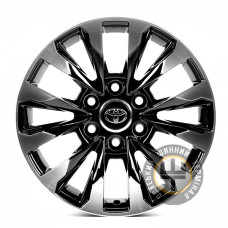 Replica TY880 8x18 6x139.7 ET25 DIA106.1 Черный с алмазной механической обработкой лицевой поверхности