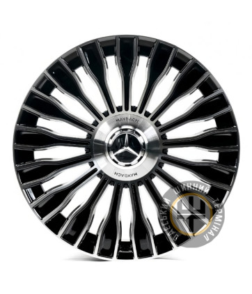 Replica MR8009 8.5x19 5x112 ET35 DIA66.6 Machine black