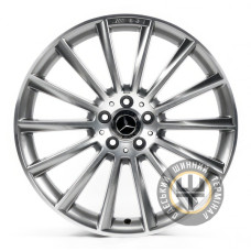 Replica MR864 8.5x20 5x112 ET38 DIA66.6 Серый, полированные спицы и обод