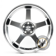 Flow Forming FF134 9.5x18 5x100 ET35 DIA73.1 Hyper black lip polish