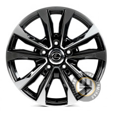 Replica LX869 8.5x21 5x150 ET54 DIA110.1 Черный с алмазной механической обработкой лицевой поверхности