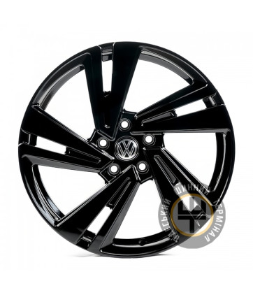Replica VV5641 9x20 5x112 ET33 DIA66.5 Gloss Black (Черный глянец)