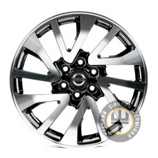 Replica NS1145 7.5x17 6x114.3 ET25 DIA66.1 Gloss Black Machined Face (Черный глянцевый полированное лицо)