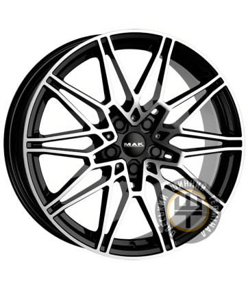 Mak Koenig 8x19 5x112 ET27 DIA66.6 Gloss Black (Черный глянец)
