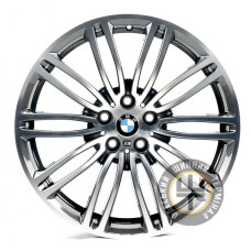 Replica B021-008 8x19 5x112 ET30 DIA66.6 Light Gunmetal Machined Face