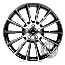 Replica MR021-039 9.5x19 5x112 ET48 DIA66.6 Black with Machined Face