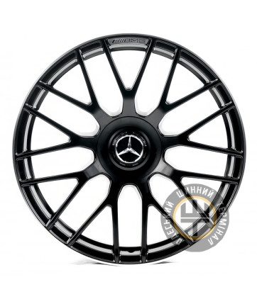 Replica MR012-06 8.5x19 5x112 ET38 DIA66.56 Черный с дымкой с полированным ободом