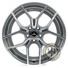 Replica MR021-028 8x19 5x112 ET43 DIA66.6 Light Gunmetal Machined Face