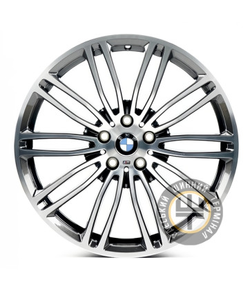 Replica B3155 8x19 5x112 ET30 DIA66.5 Matt Grey Polished (Матовый графитовый с полированной лицевой частью)