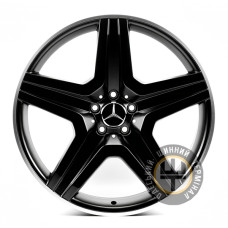 Replica MR5126 10x20 5x112 ET46 DIA66.56 Satin black lip polish